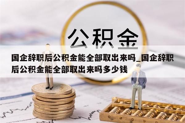 国企辞职后公积金能全部取出来吗_国企辞职后公积金能全部取出来吗多少钱